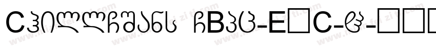 ChillGSans GBpc-EUC-H字体转换
